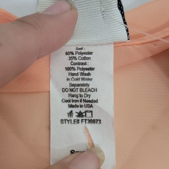 WOMENS Daytrip Peach Lace Tanktop size Small - Picture 4 of 5